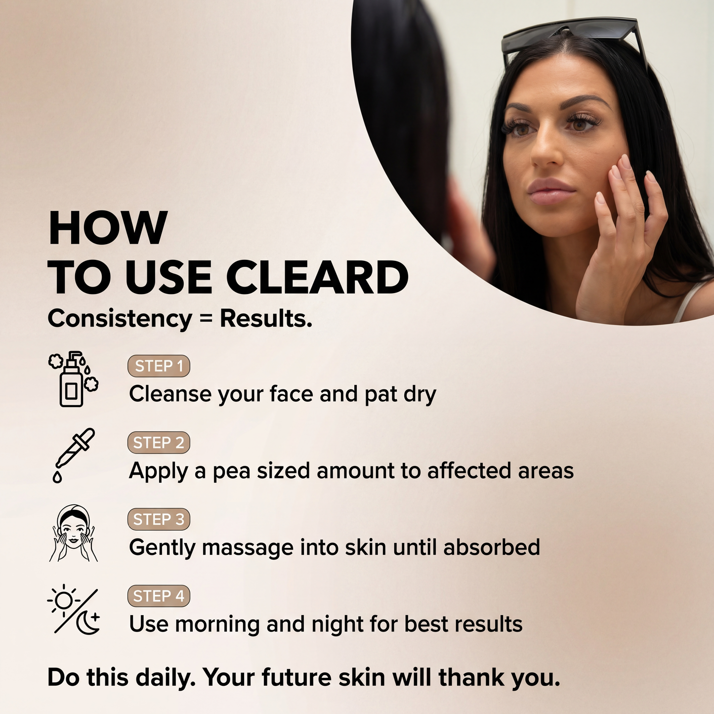 cleard. Acne + Scar Recovery Cream