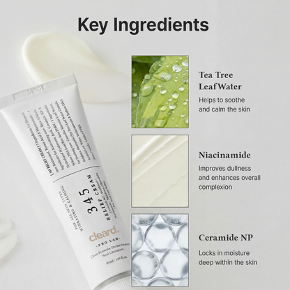cleard. Acne + Scar Recovery Cream
